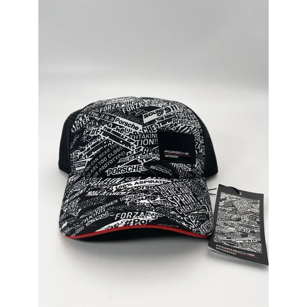 Genuine Porsche Motorsport Fanwear Cap Black Baseball Cap